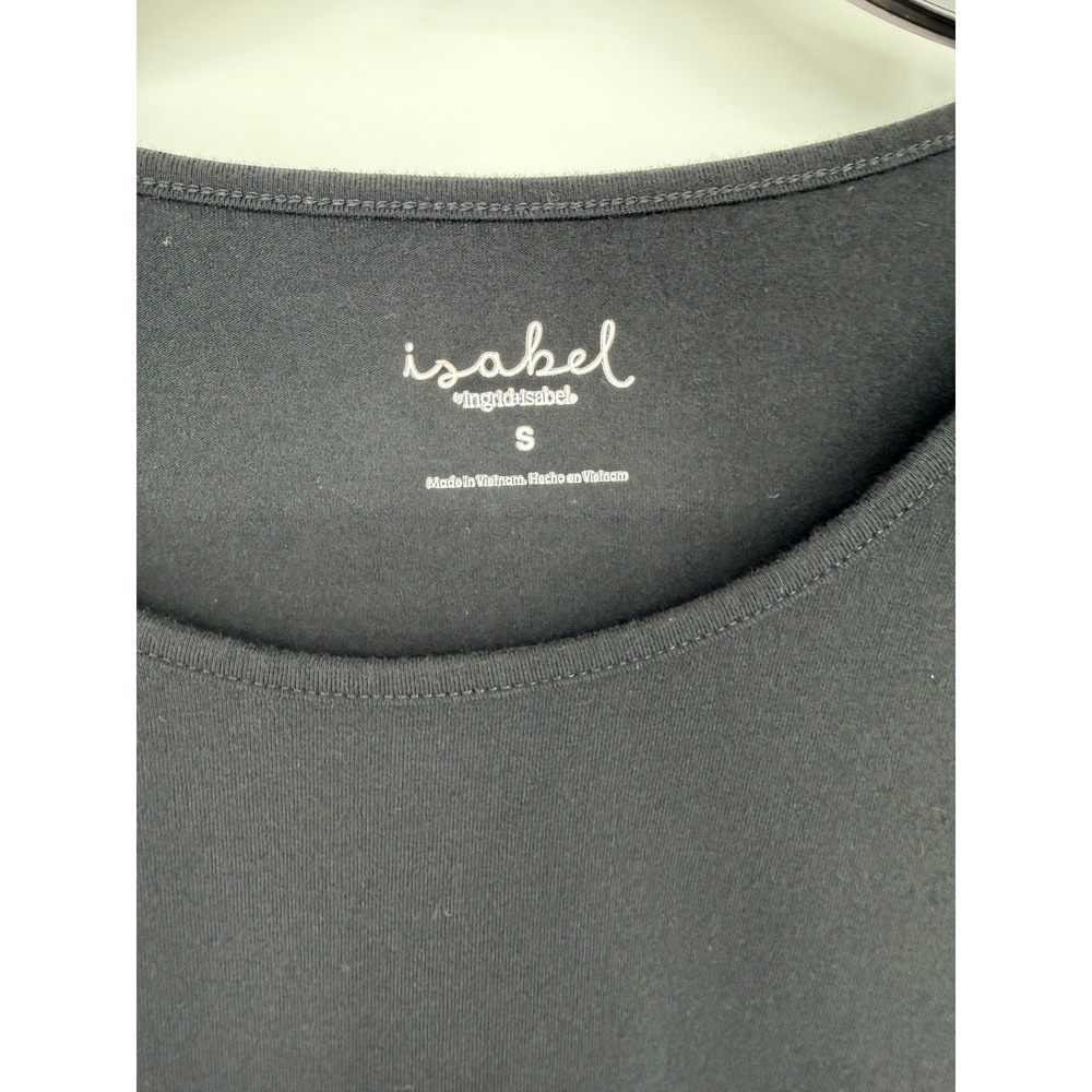 Isabel Maternity by Ingrid & Isabel Black Ruched Side Bodycon Dress Small - Picture 2 of 4